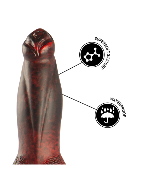 EPIC PROMETHEUS DILDO TITAN EN LLAMAS RECARGABLE CONTROL REMOTO