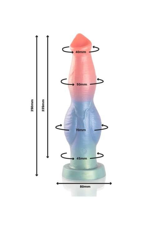 EPIC ARION DILDO SINFONIA DEL PLACER RECARGABLE CONTROL REMOTO