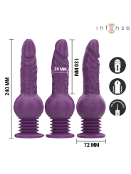INTENSE TATUM VIBRADOR MULTIFUNCION CON VIBRACION UP AND DOWN 24 CM MORADO