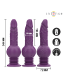 INTENSE TATUM VIBRADOR MULTIFUNCION CON VIBRACION UP AND DOWN 24 CM MORADO
