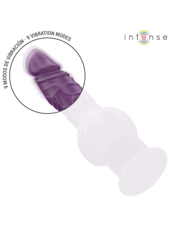 INTENSE TATUM VIBRADOR MULTIFUNCION CON VIBRACION UP AND DOWN 24 CM MORADO
