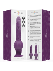 INTENSE TATUM VIBRADOR MULTIFUNCION CON VIBRACION UP AND DOWN 24 CM MORADO