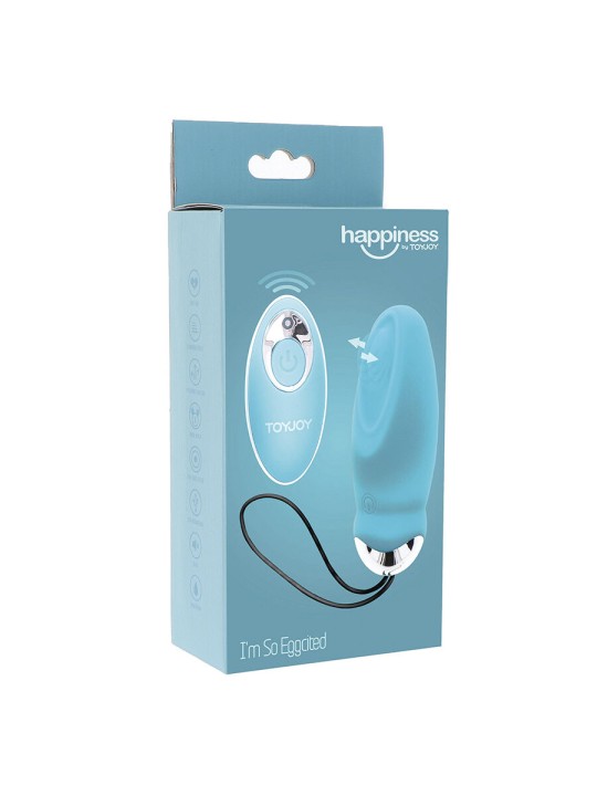 TOYJOY HAPPINESS IM SO EGGCITED VIBRADOR CON CONTROL REMOTO AZUL