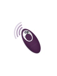 TOYJOY HAPPINESS KNOCK KNOCK EGGSTAVAGANT VIBRADOR CON CONTROL REMOTO MORADO