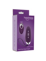 TOYJOY HAPPINESS KNOCK KNOCK EGGSTAVAGANT VIBRADOR CON CONTROL REMOTO MORADO