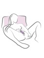 ROCKS OFF GLO GIRL VIBRADOR WAND MINI MORADO