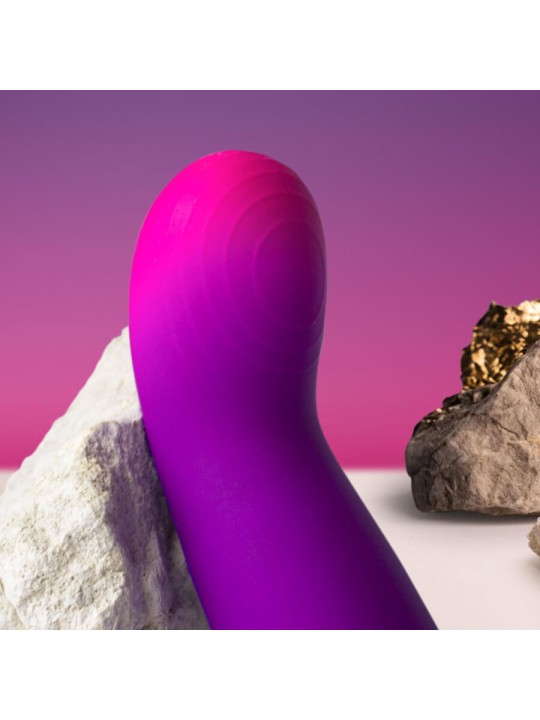 ROCKS OFF GLOW GIRL VIBE VIBRADOR G SPOT DISCRETO MORADO