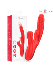 INTENSE ROSALIA VIBRADOR MULTIFUNCION 3 EN 1 ROJO