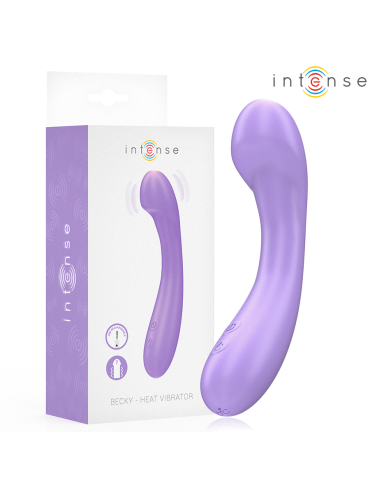 INTENSE BECKY VIBRADOR 19 CM CALENTABLE 7 VIBRACIONES MORADO