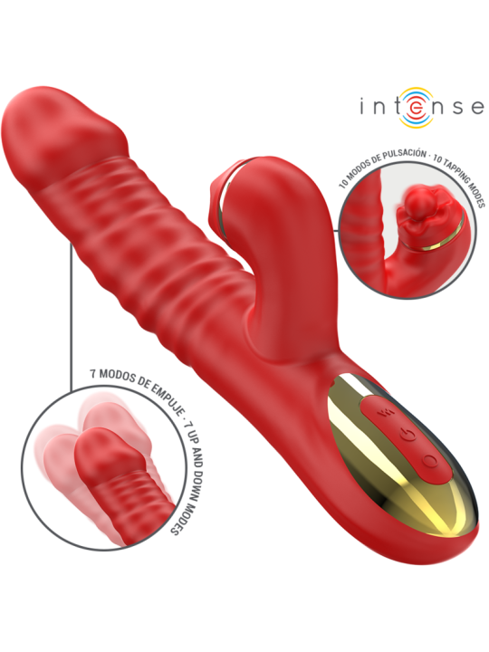 INTENSE THALIA VIBRACION EMPUJE ESTIMULACION ROJO