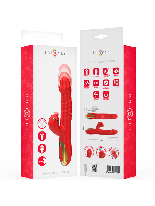 INTENSE THALIA VIBRACION EMPUJE ESTIMULACION ROJO