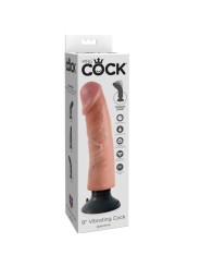 KING COCK DILDO VIBRADOR 23 CM NATURAL