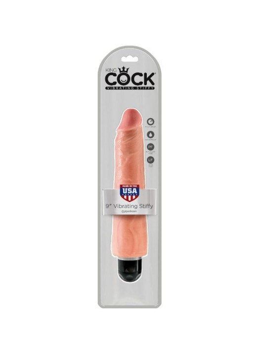 KING COCK VIBRADOR REALISTICO STIFFY 23 CM NATURAL