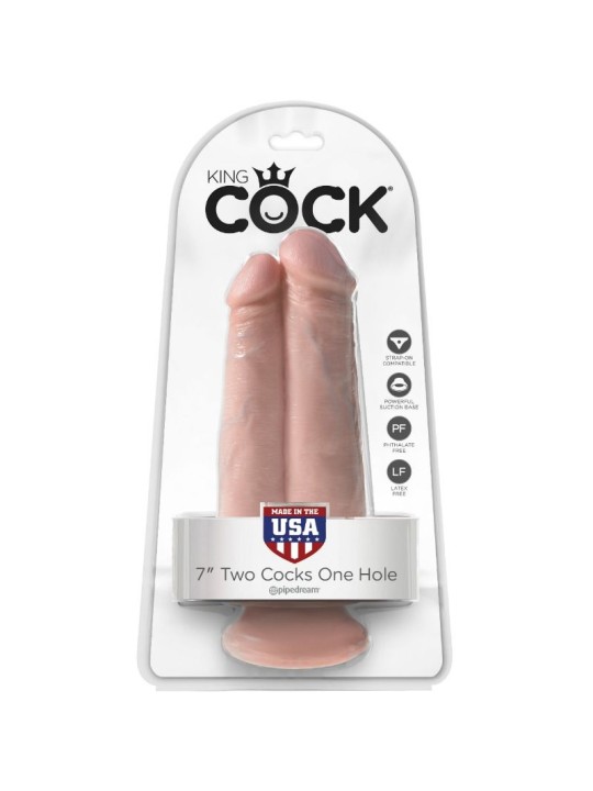 KING COCK DOBLE PENETRACION 203 CM