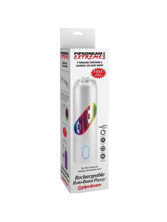 EXTREME TOYZ ROTO BATOR USB MASTURBADOR MASCULINO VAGINA