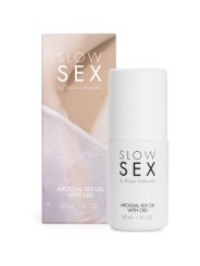 BIJOUX SLOW SEX ACEITE DE MASAJE SEXUAL CON CBD 30 ML