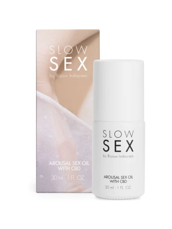 BIJOUX SLOW SEX ACEITE DE MASAJE SEXUAL CON CBD 30 ML