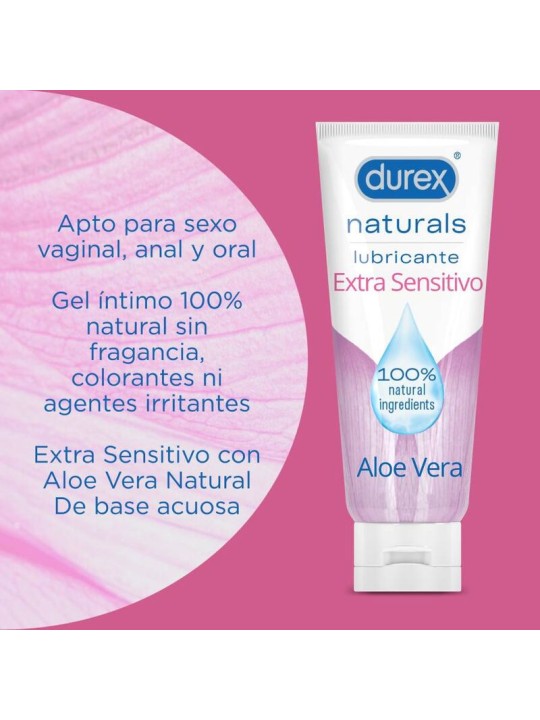 DUREX NATURALS LUBRICANTE EXTRA SENSITIVO 100 ML