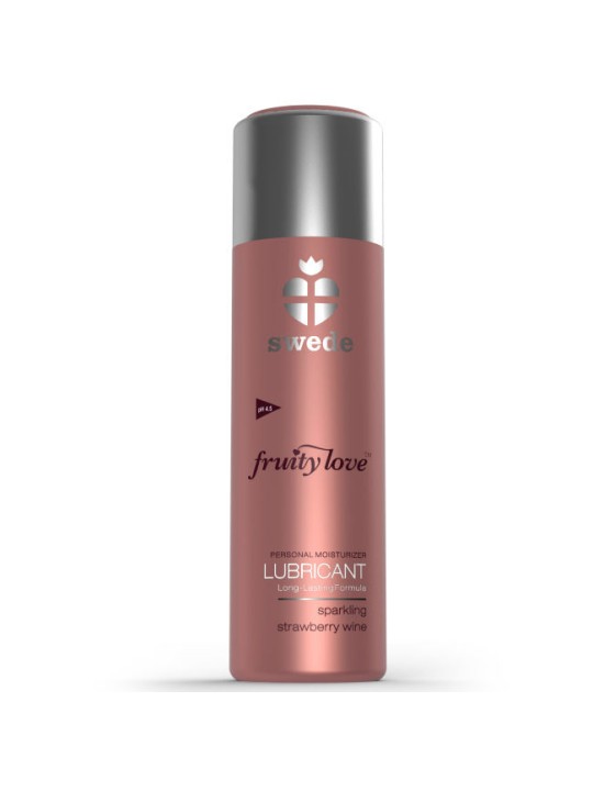 SWEDE FRUITY LOVE LUBRICANTE FRESAS CON CHAMPAGNE 100 ML
