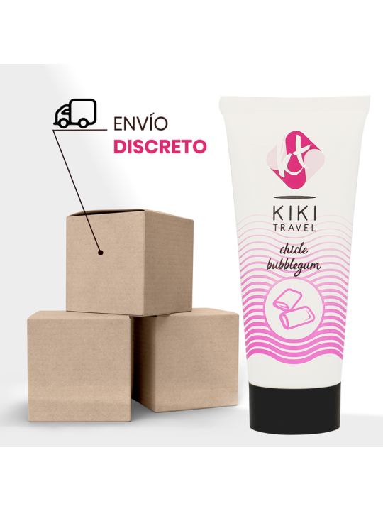 KIKI TRAVEL LUBRICANTE SABOR A CHICLE 50 ML
