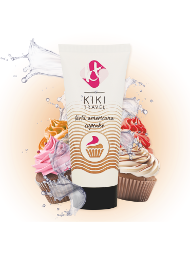 KIKI TRAVEL GEL DESLIZANTE SABOR A TARTA AMERICANA CUPCAKE 50 ML
