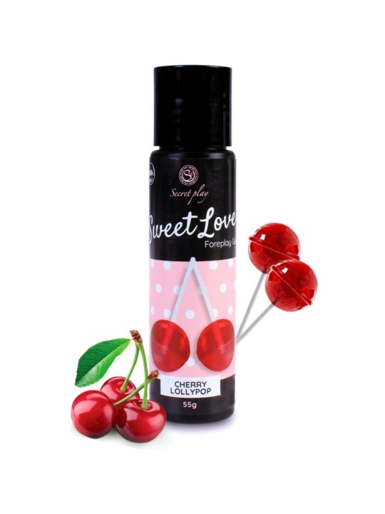 SECRETPLAY CEREZA LOLLIPOP GEL SWEET LOVE 60 ML