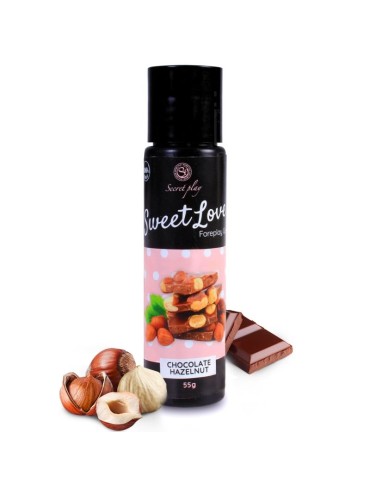 SECRETPLAY GEL SWEET LOVE CHOCOLATE CON AVELLANAS 60 ML
