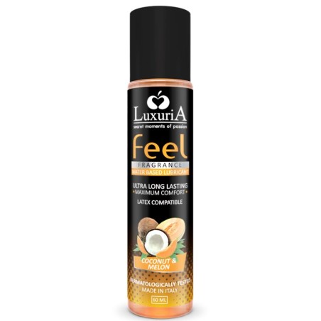 INTIMATELINE LUXURIA FEEL LUBRICANTE BASE AGUA COCO Y MELON 60 ML