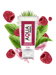 AQUA TRAVEL LUBRICANTE BASE AGUA SABOR FRAMBUESA SALVAJE 50 ML