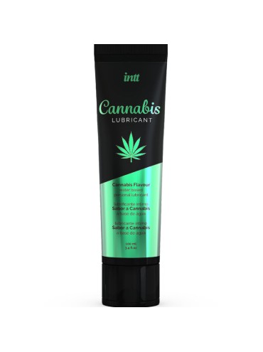 INTT LUBRICANTS LUBRICANTE INTIMO BASE AGUA CON SABOR A CANNABIS