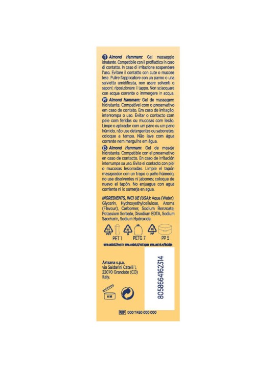 CONTROL MASAJE GEL 3 EN 1 LECHE DE ALMENDRA 200 ML