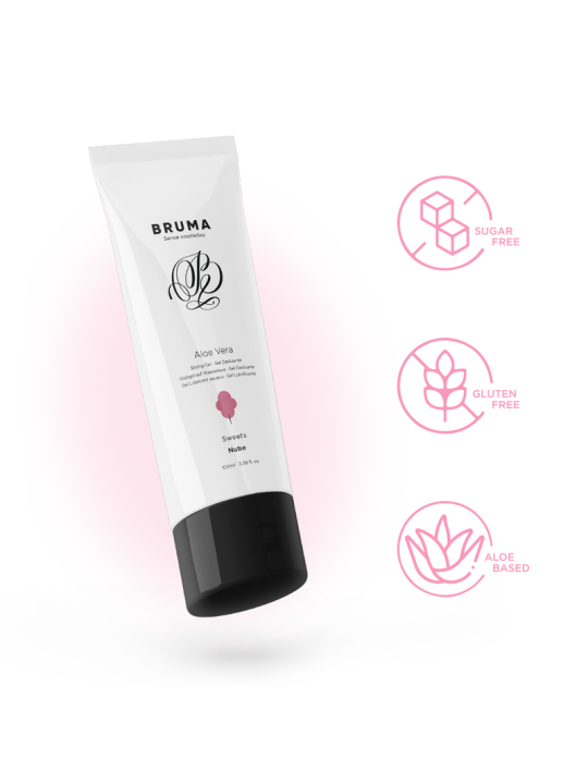 BRUMA GEL DESLIZANTE CON ALOE VERA SABOR A NUBE 100 ML