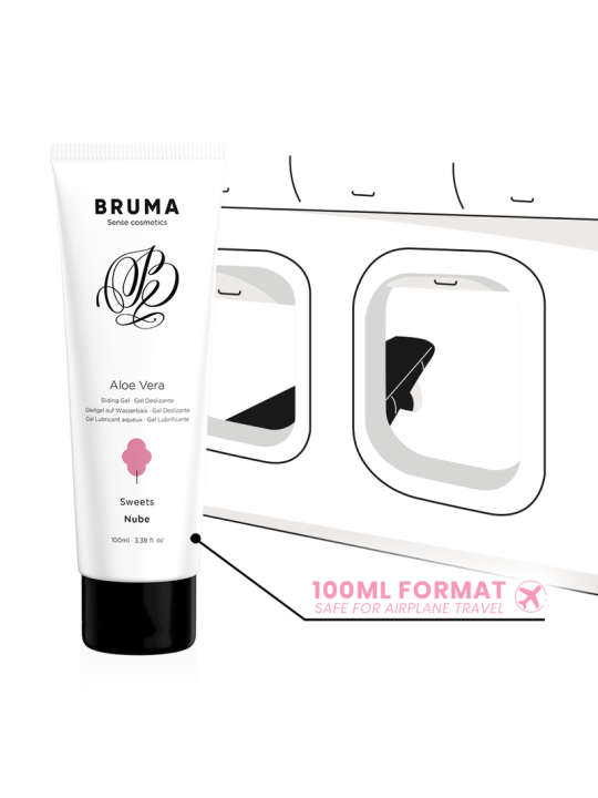 BRUMA GEL DESLIZANTE CON ALOE VERA SABOR A NUBE 100 ML