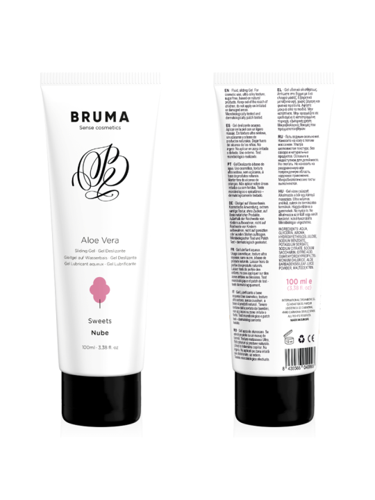 BRUMA GEL DESLIZANTE CON ALOE VERA SABOR A NUBE 100 ML