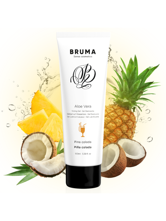 BRUMA GEL DESLIZANTE CON ALOE VERA SABOR A PINA COLADA 100 ML