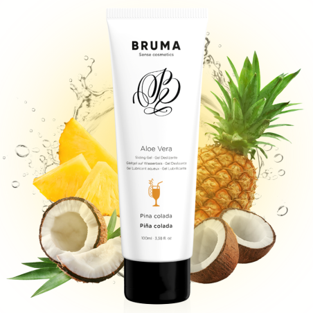 BRUMA GEL DESLIZANTE CON ALOE VERA SABOR A PINA COLADA 100 ML