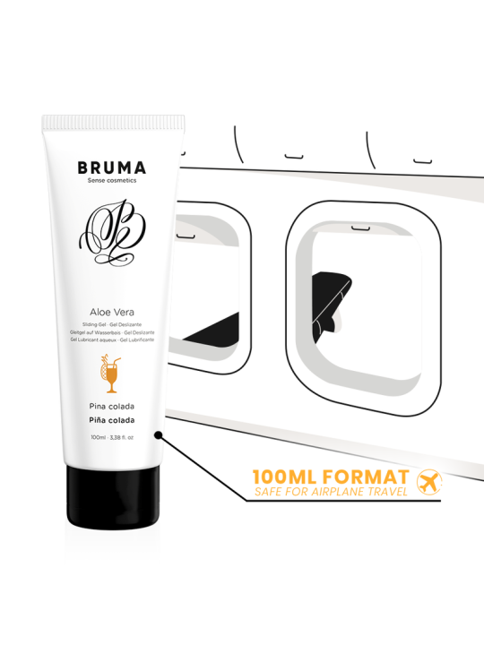 BRUMA GEL DESLIZANTE CON ALOE VERA SABOR A PINA COLADA 100 ML