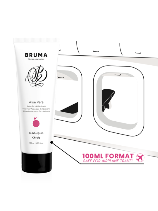 BRUMA GEL DESLIZANTE CON ALOE VERA SABOR A CHICLE 100 ML