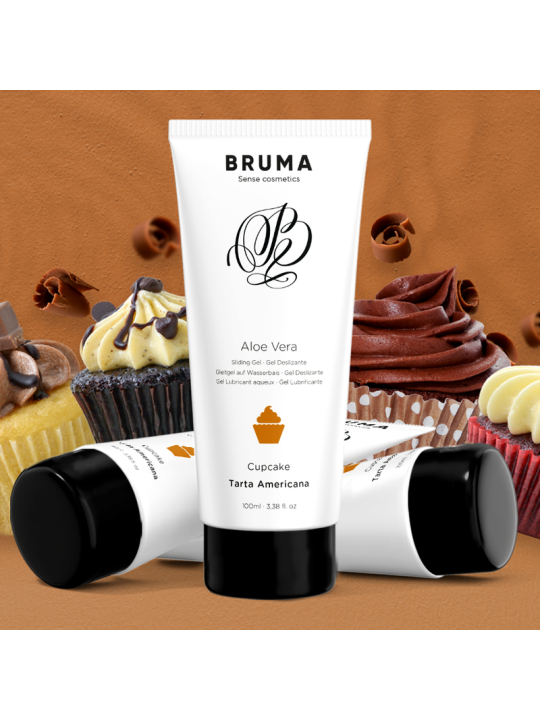 BRUMA GEL DESLIZANTE CON ALOE VERA SABOR A TARTA AMERICANA 100 ML