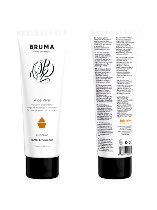 BRUMA GEL DESLIZANTE CON ALOE VERA SABOR A TARTA AMERICANA 100 ML