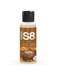 STIMUL8 S8 4 EN 1 LUBRICANTE POSTRE CHOCOLATE Y CARAMELO SALADO 125 ML