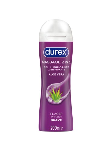 DUREX GEL LUBRICANTE DE MASAJE SUAVE ALOE VERA 200 ML