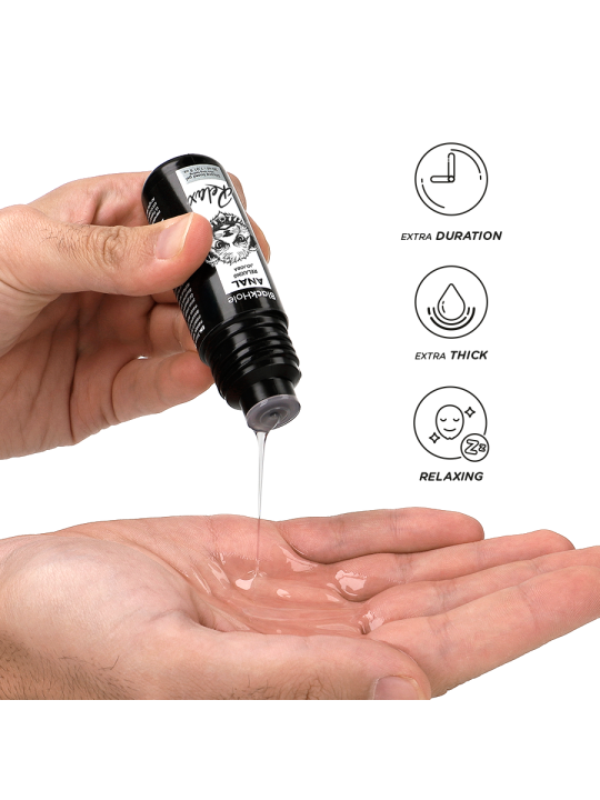 BLACK HOLE ANAL RELAXING CON JOJOBA BASE SILICONA 30 ML