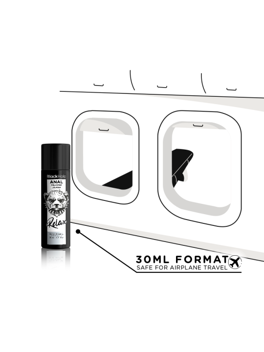 BLACK HOLE ANAL RELAXING CON JOJOBA BASE SILICONA 30 ML