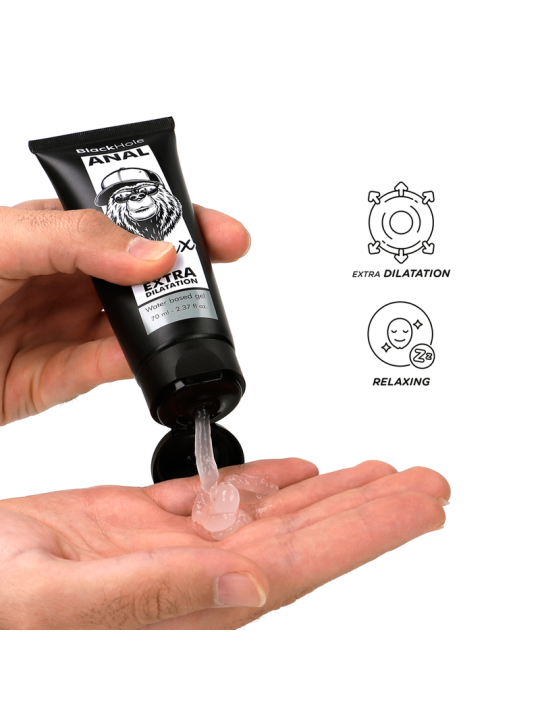 BLACK HOLE GEL BASE AGUA DILATACION ANAL 70 ML