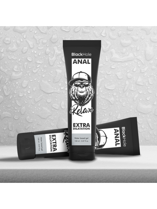 BLACK HOLE GEL BASE AGUA DILATACION ANAL 150 ML