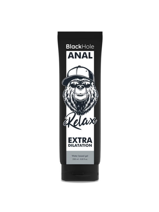 BLACK HOLE GEL BASE AGUA DILATACION ANAL 250 ML