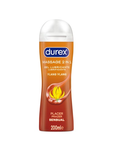 DUREX GEL LUBRICANTE DE MASAJE SENSUAL YLANG YLANG 200 ML