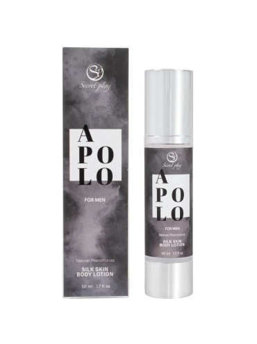 SECRETPLAY APOLO LOCION PIEL DE SEDA PARA HOMBRES 50 ML