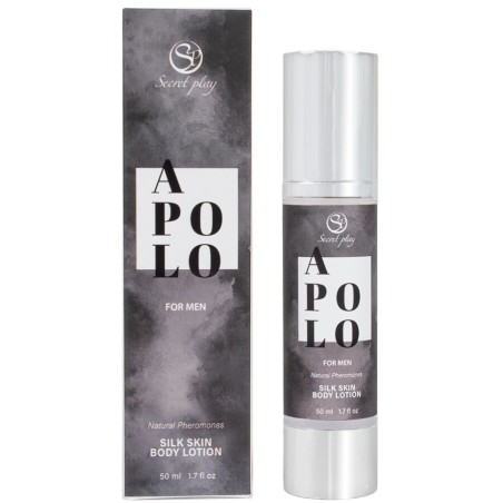 SECRETPLAY APOLO LOCION PIEL DE SEDA PARA HOMBRES 50 ML